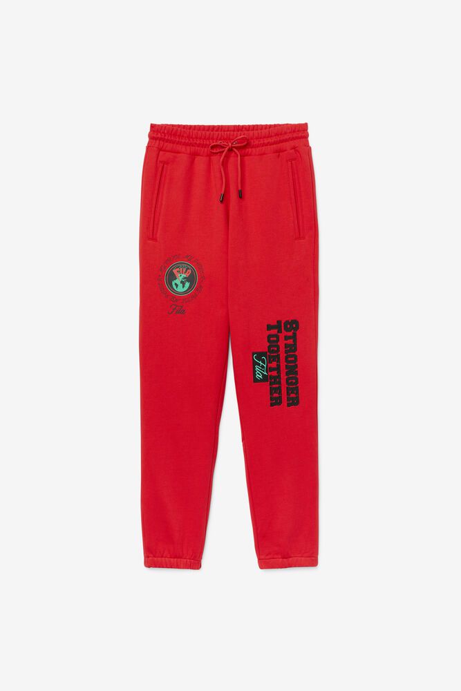 Fila Rhys Jogger Pants Red - Mens - 95061ZERQ